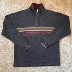 Columbia 1/4 Zip Wool Blend Sweater